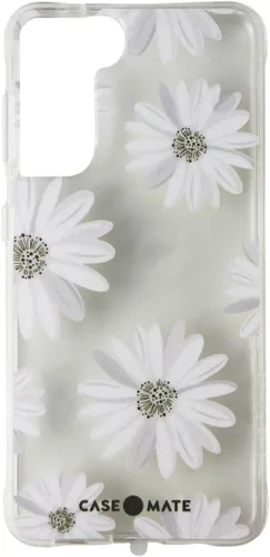 Vista 2 de Case-Mate Prints - Carcasa rígida para Samsung Galaxy S21 5G, diseño de margaritas con purpurina, multicolor