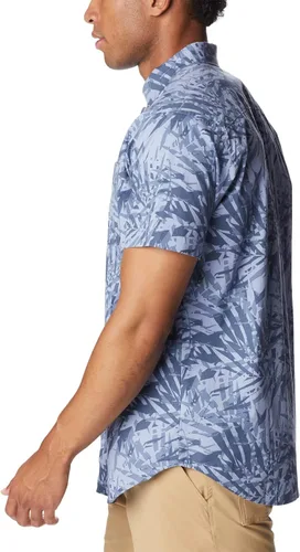 Vista 3 de Columbia - Camisa de manga corta para hombre con estampado de Rapid Rivers