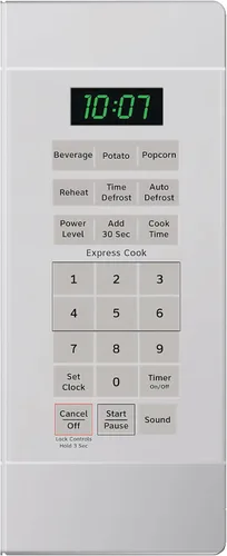 Vista 2 de Hotpoint - Horno microondas para encimera, 700 vatios, 0.7 pies cúbicos, color blanco