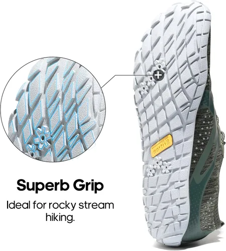 Vista 4 de NORTIV 8 Zapatos de agua para hombre, descalzos, atléticos, ligeros, deportivos, para el aire libre, natación, pesca, senderismo, buceo, surf