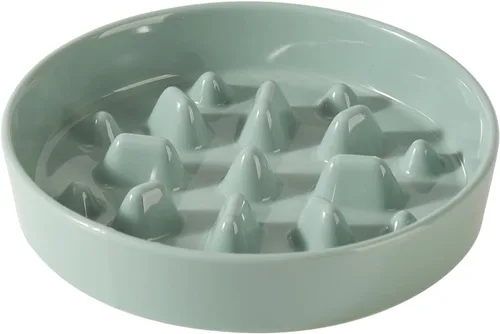 Vista 28 de Havniva Cuencos elevados para perros de alimentación lenta, 6.1 pulgadas 1 x café marrón - C