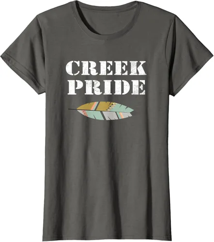 Vista 8 de Creek Native American Pride - Camiseta, Negro, S