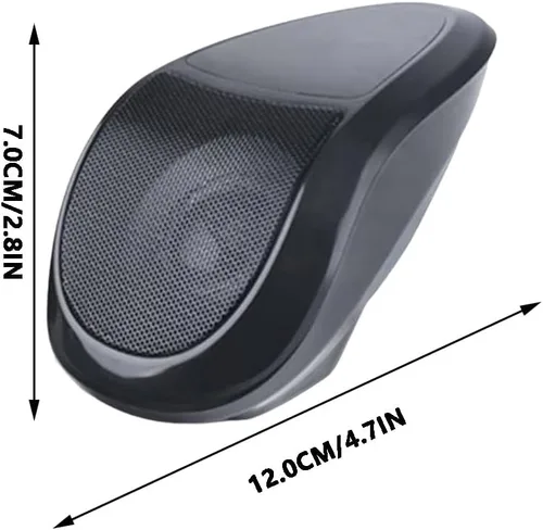 Vista 3 de MACHSWON Altavoz impermeable Reproductor de audio de música para motocicleta ATV Altavoz negro impermeable Reproductor de música Sistema de sonido