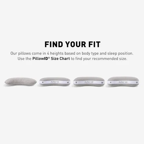 Vista 10 de Bedgear Flow Cuddle - Almohada curvada – Tamaño 0.0 – Almohada transpirable para dormir de lado – Almohada de cama suave – Funda hipoalergénica