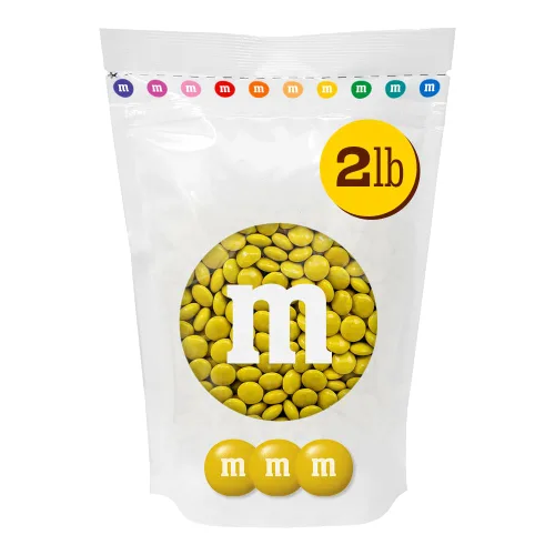 Vista 23 de M&M's - Bolsa de dulces de un solo color, de chocolate con leche, a granel.