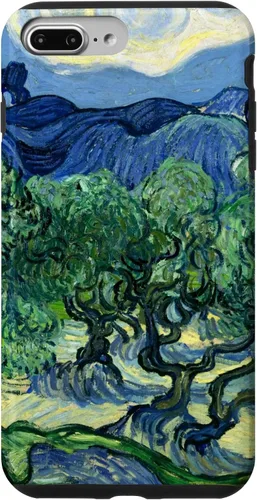 Vista 12 de Van Gogh Olivos con Alpilles Painting Famous Art Funda para iPhone 17