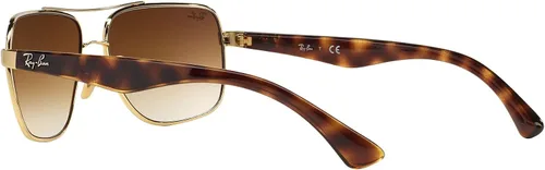 Vista 5 de Ray-Ban RB3483 - Gafas de sol cuadradas de metal para hombre