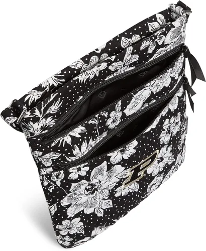 Vista 5 de Vera Bradley Cotton Collegiate Triple Zip Hipster Crossbody Purse (Multiple Teams Available)