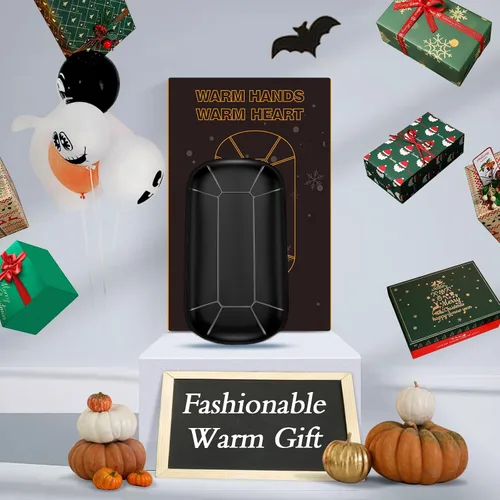 Vista 7 de Hand Warmers Rechargeable, Portable Electric Hand Warmer, Double-Sided Heating USB Pocket Heater Therapy Great for Raynauds, Hunting, Golf, Camping