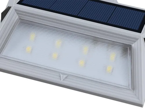 Vista 9 de Luces de escalera alimentadas por energía solar, luz de pared LED impermeable para valla, patio, jardín, porche, cubierta, camino, puerta delantera