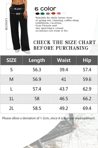 Vista 5 de SySea Pantalones casuales de pierna ancha para mujer, elásticos, de cintura alta, holgados, con bolsillos profundos, color naranja, Naranja