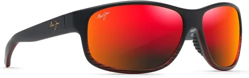 Vista 2 de Maui Jim Men's and Women's Kaiwi Channel Polarized Wrap Sunglasses