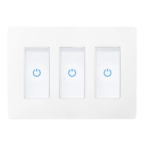 Vista 10 de Milfra Interruptor táctil inteligente de 2 vías, 2 posiciones, blanco, compatible con Alexa y Assistant, no requiere concentrador
