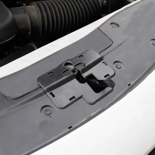 Vista 3 de crosselec Cubierta de Protección de Huecos a Prueba de Polvo del Perno de Bloqueo del Capó para Accesorios Dodge Charger 2015-2022