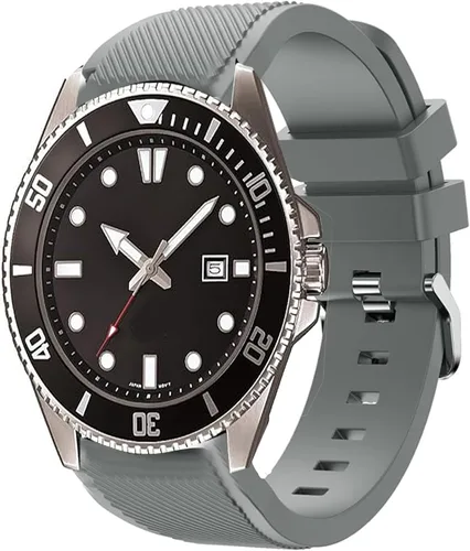 Vista 9 de Compatible con correas Casio MDV106, correa de silicona deportiva de liberación rápida de 0.866 pulgadas, correa de repuesto compatible con reloj