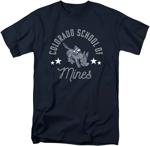 Vista 28 de Collegiate Distressed Mascot Unisex Adult T Shirt Collection 3 Universidad de Adelphi