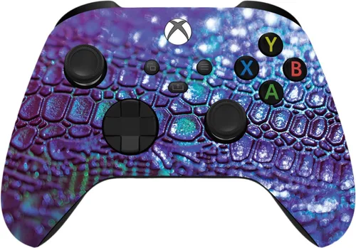 Vista 9 de Controlador inalámbrico personalizado compatible con PC, Windows 10+, Series X/S y One (Series X/S camuflaje verde)