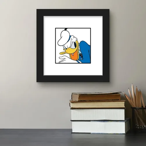 Vista 4 de Trends International Gallery Pops Disney Mickey and Friends - Póster de pared con diseño de expresiones del pato Donald, 12.00 x 12.00 pulgadas