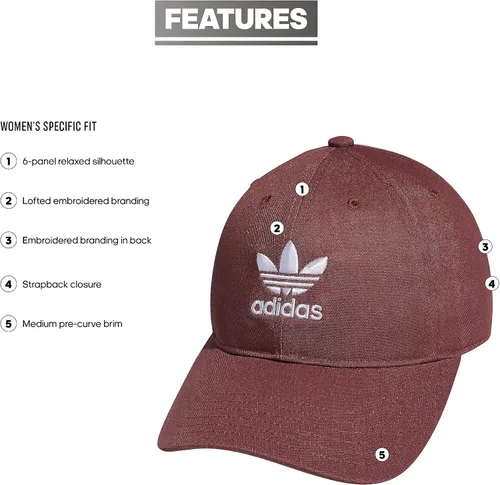 Vista 2 de adidas Originals Gorra ajustable de ajuste relajado para mujer