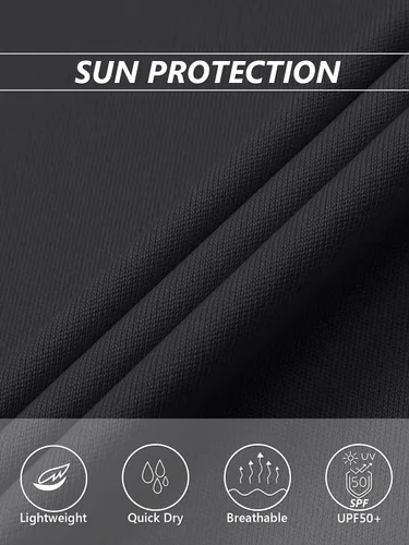 Vista 6 de MAGCOMSEN Camisetas de mujer con cuello en V, manga corta, UPF 50+, protección solar, secado rápido, camisetas atléticas