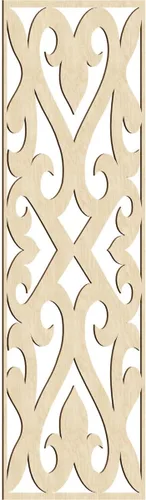 Vista 119 de Keene Paneles de pared decorativos de madera con calado, 9 3/8 pulgadas de ancho x 24 3/8 pulgadas de alto x 1/4 de alto, abedul Birch