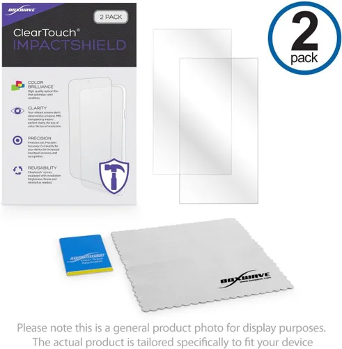 Vista 6 de BoxWave Screen Protector Compatible with Blackmagic Video Assist - ClearTouch ImpactShield (2-Pack), Impenetrable Screen Protector Flexible Film