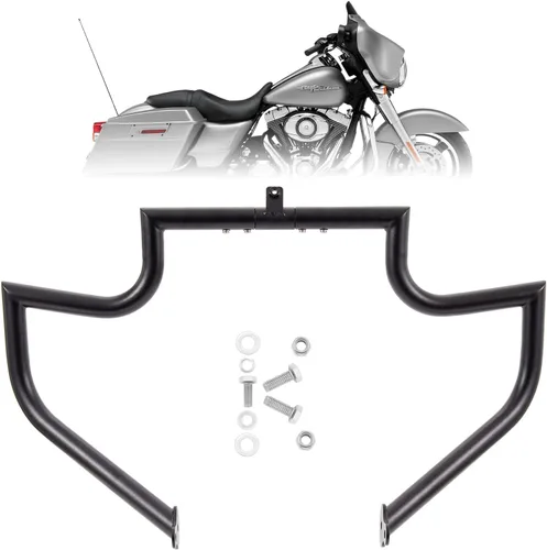 Vista 8 de Kinglemc Barra de Choque para Motor Guarda de Carretera para Harley Davidson Touring Road Glide Road King Street Glide Electra Glide CVO y Modelos