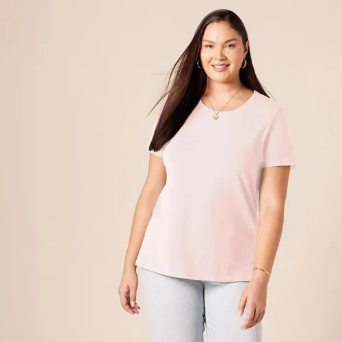 Vista 254 de Amazon Essentials Women's Regular-Fit Short-Sleeve Crewneck T-Shirt