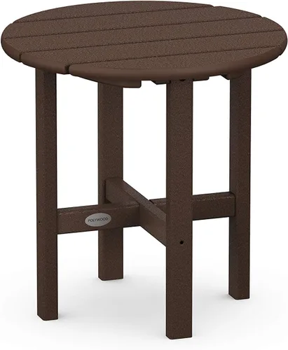 Vista 14 de POLYWOOD Mesa auxiliar redonda de 18" en azul marino