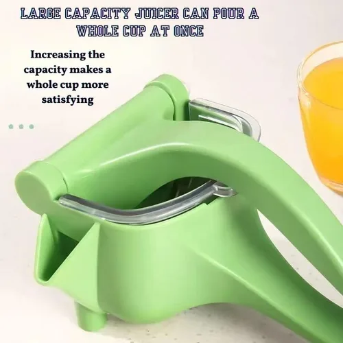 Vista 7 de Exprimidor manual de cítricos – Exprimidor manual de limón para naranja, lima, pomelo – Extractor de jugo resistente – Exprimidor de mano fácil