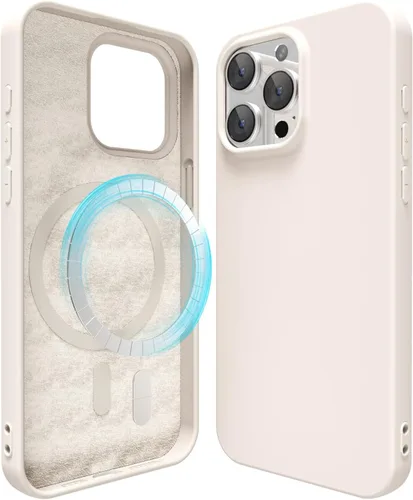 Vista 184 de oakxco Funda de silicona para iPhone 12 Pro Max, magnética, compatible con carga inalámbrica Magsafe, cubierta protectora de goma suave y delgada