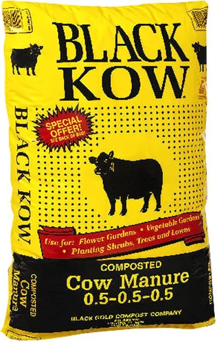 Vista 6 de Black Kow compostado estiércol de vaca bolsa de 35 libras