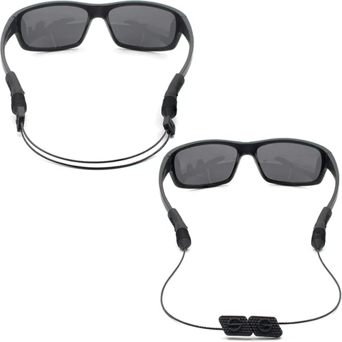 Vista 8 de Soporte de correa de cadena para gafas de ojos, correa para gafas de sol sin cola para hombres, correa para gafas