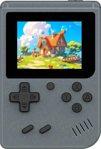 Vista 10 de Consola de juegos de mano retro incorporada 400 videojuegos, emulador portátil de mano con pantalla de 3.0 pulgadas, mini consle de juegos retro