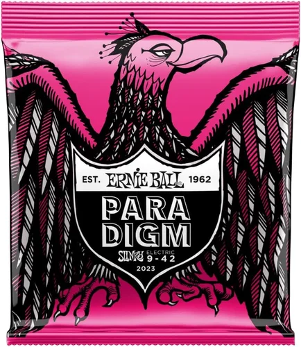Vista 21 de Ernie Ball 2015 Paradigm cuerdas de guitarra eléctrica, parte superior ceñida, parte inferior gruesa