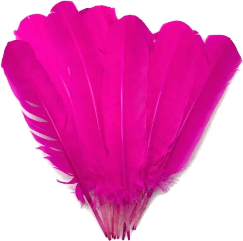 Vista 11 de 1/4 lb - Aqua Blue Pavo Marabou Corto Plumas Sueltas Mullidas Al Por Mayor A Granel