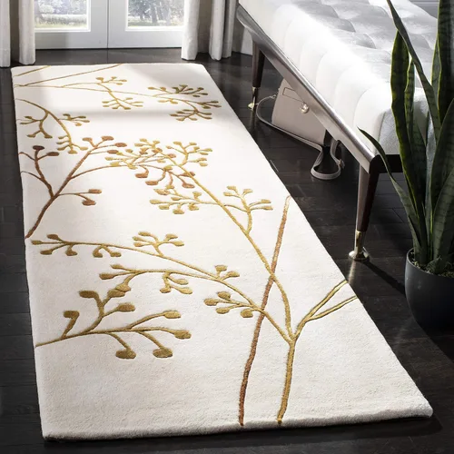 Vista 22 de SAFAVIEH Soho Collection - Alfombra redonda de 6 pies, color gris, lana hecha a mano, ideal para zonas de alto tráfico en sala de estar, dormitorio