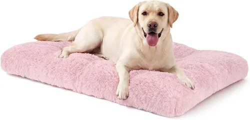 Vista 17 de JOEJOY - Almohadilla para cama para perro, cama de lujo lavable para perros, almohadilla suave antideslizante para perros pequeños, 23 x 18 Beige