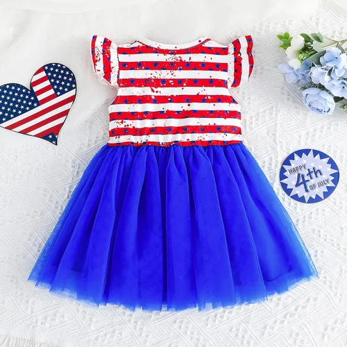 Vista 7 de LYQTloml Vestidos de bebé niña con volantes de manga larga con lazo entretejido floral princesa tutú faldas ropa para niñas pequeñas