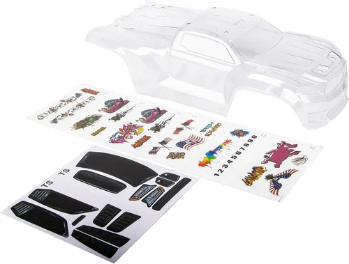Vista 3 de Carrocería personalizada compatible con Sledge 6S 4WD 1/8 Truck Shell Cover (transparente sin pintar)