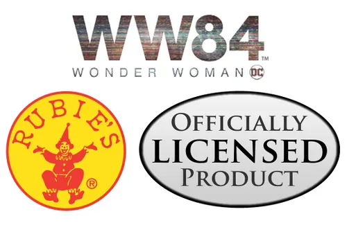 Vista 4 de Rubies Ww84 Ww84 Wonder Woman disfraz peluca como se muestra talla única