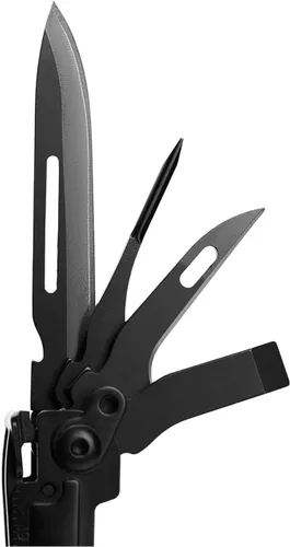 Vista 2 de Multiherramienta SOG PowerAccess versátil, ligera, de una mano, apta para el día a día, de bolsillo, de acero inoxidable para el campo 18 Negro
