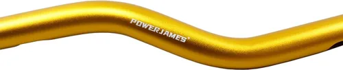 Vista 6 de POWER JAMES Barra de arrastre de manillar de aluminio dorado de 1.0 pulgadas, 31 pulgadas de ancho, compatible con Harley Davidson Dyna FXD Road