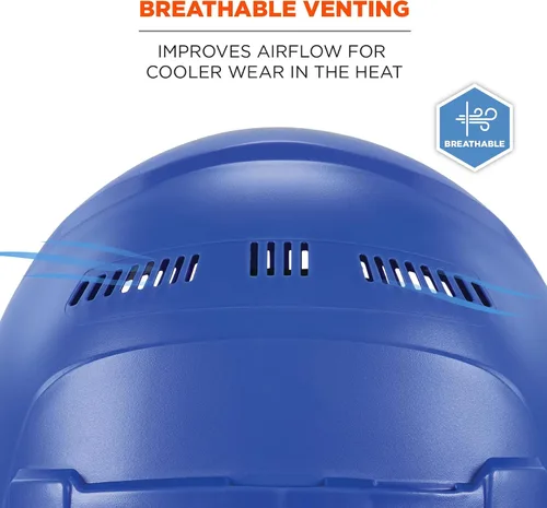 Vista 3 de Ergodyne Skullerz 8966 - Casco ligero estilo gorra con ventilación ajustable, tipo 1, clase C