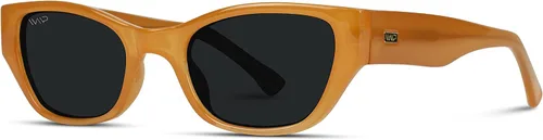 Vista 4 de WearMe Pro - Gafas de sol rectangulares gruesas de moda para mujer, talla única