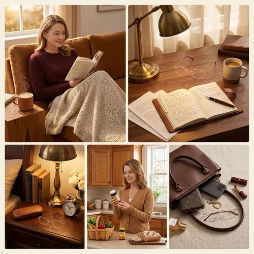Vista 2 de Eyekepper Lentes de lectura sin marco para mujer, lectores ligeros sin montura para mujer