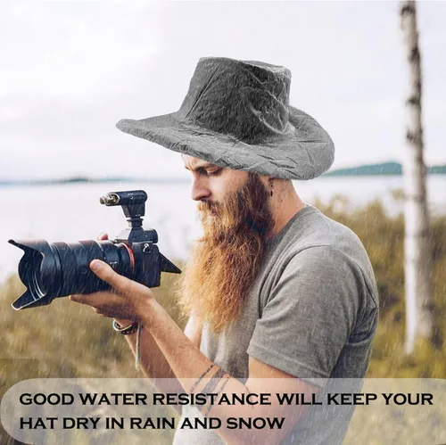 Vista 5 de Paquete de 4 protectores de plástico para sombrero de vaquero para hombre