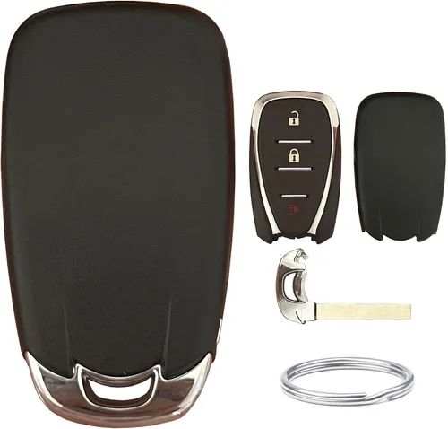 Vista 4 de Reemplazo para funda de llave de Chevrolet compatible con Chevy Malibu Cruze Camaro Volt Blazer Traverse sin llave (3 botones)