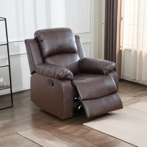 Vista 13 de A Ainehome Sofá reclinable de lujo, juego de muebles de sala de estar, sofá reclinable para caravana, sofá biplaza reclinable, para sala de estar