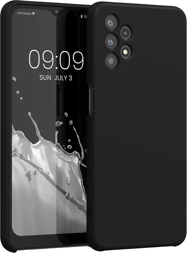 Vista 298 de kwmobile Funda Compatible con Samsung Galaxy A14 5G - Funda de teléfono de TPU y silicona con acabado suave - Verde Lima